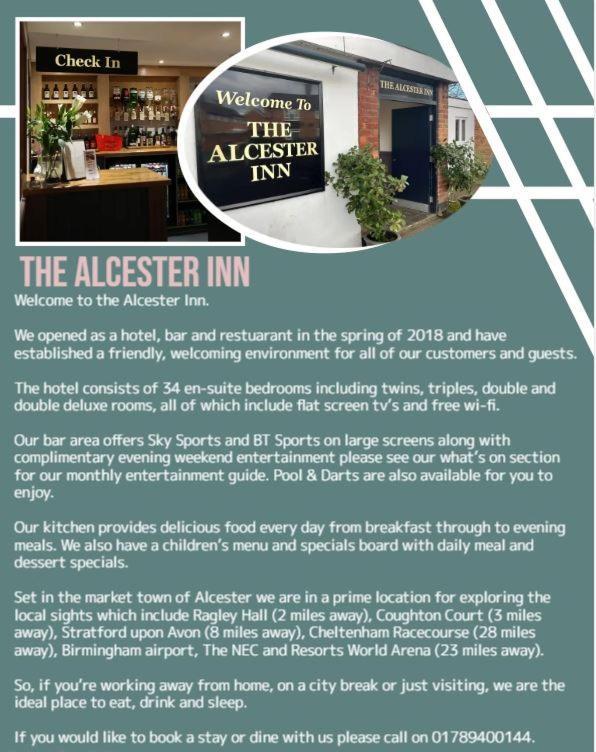 Alcester Inn ภายนอก รูปภาพ